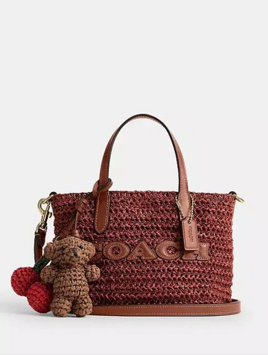 Coach Handbags - *NWT* COACH City Mini Tote Bag With Charms In Russet